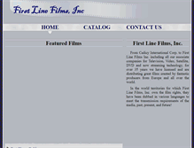 Tablet Screenshot of firstlinefilms.com